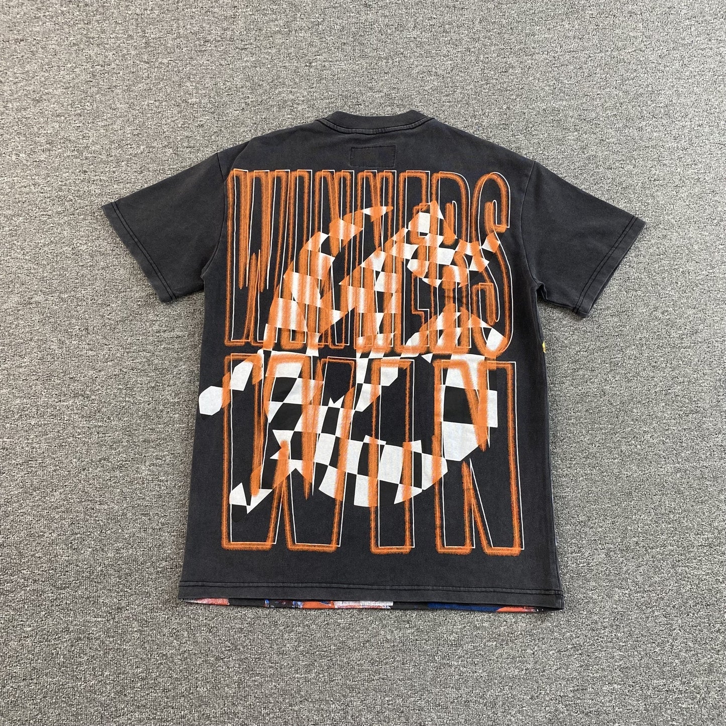 T-shirt Godspeed Victory Toast noir délavé