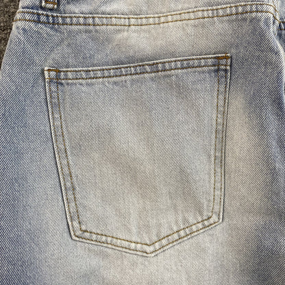 JEANS HELLSTAR BLACK FLAME BLEU DÉLAVÉ