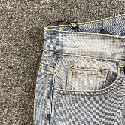 JEANS HELLSTAR BLACK FLAME BLEU DÉLAVÉ