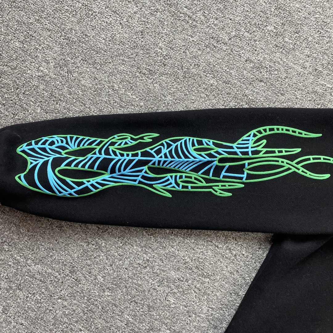 Sweat à capuche noir JUICE WRLD x SP5DER