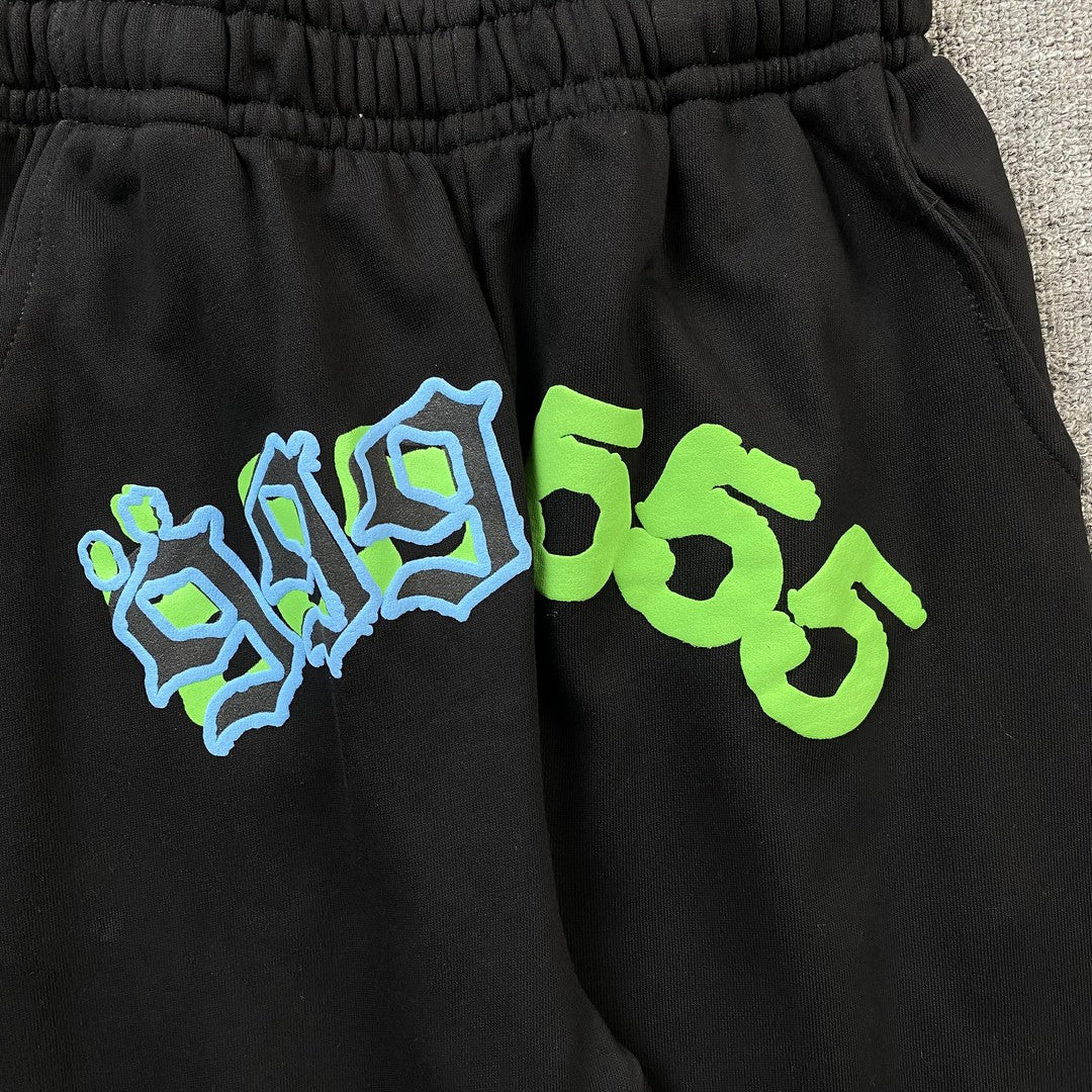 Pantalon de survêtement noir JUICE WRLD x SP5DER