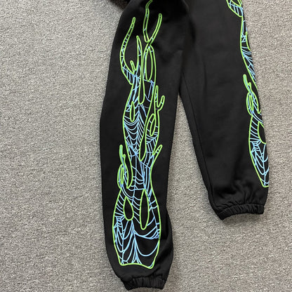 Pantalon de survêtement noir JUICE WRLD x SP5DER