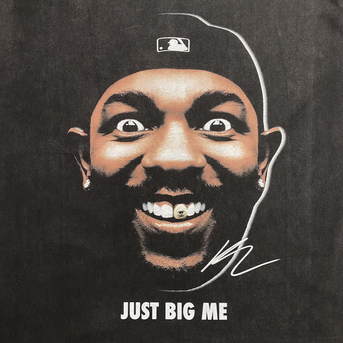 T-shirt graphique vintage Kendrick Lamar gris foncé