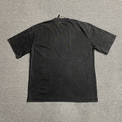 T-shirt graphique vintage Nipsey Hussle gris foncé