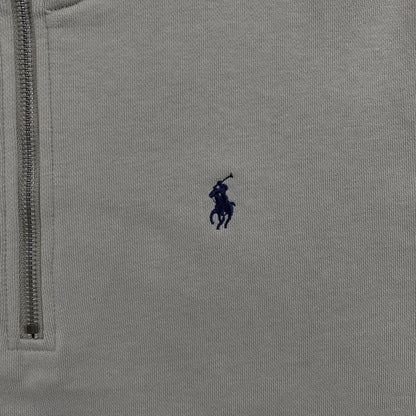 SWEAT-SHIRT POLO RALPH LAUREN À QUART DE ZIP BEIGE