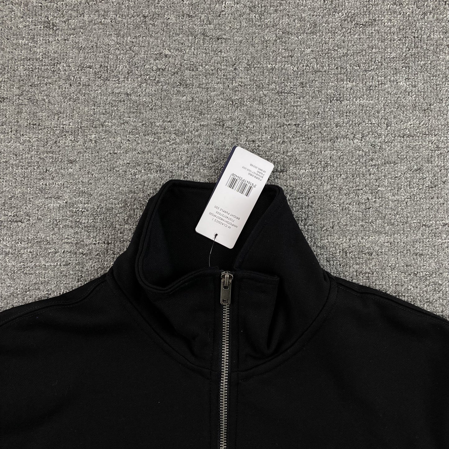 Sweat-shirt noir à quart de zip Polo Ralph Lauren