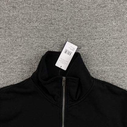 Sweat-shirt noir à quart de zip Polo Ralph Lauren