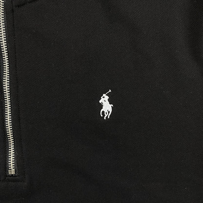 Sweat-shirt noir à quart de zip Polo Ralph Lauren