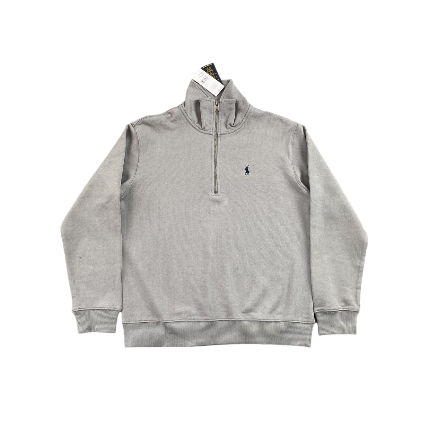 SWEAT-SHIRT POLO RALPH LAUREN À QUART DE ZIP GRIS