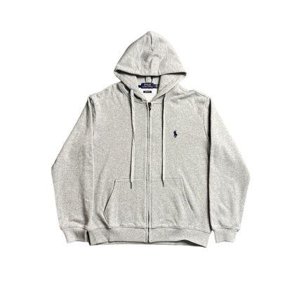 Sweat à capuche zippé gris Polo Ralph Lauren