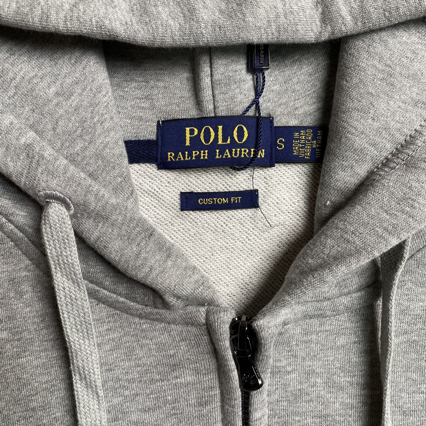 Sweat à capuche zippé gris Polo Ralph Lauren