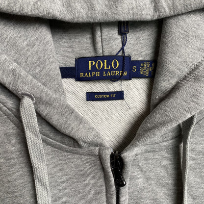 Sweat à capuche zippé gris Polo Ralph Lauren