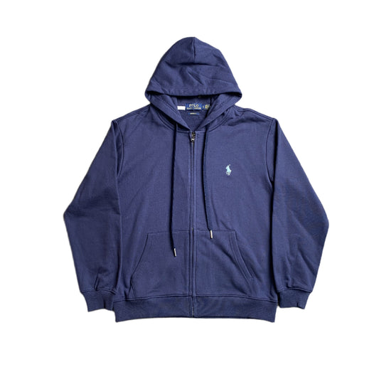 SWEAT À CAPUCHE ZIPPÉ POLO RALPH LAUREN MARINE