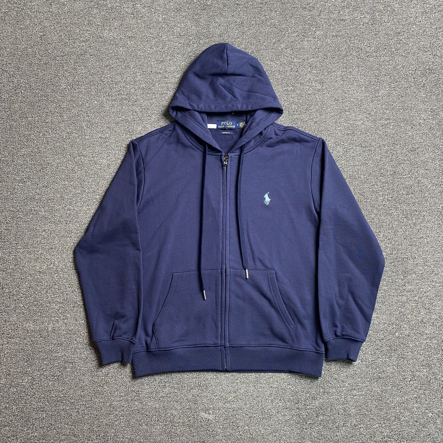 SWEAT À CAPUCHE ZIPPÉ POLO RALPH LAUREN MARINE