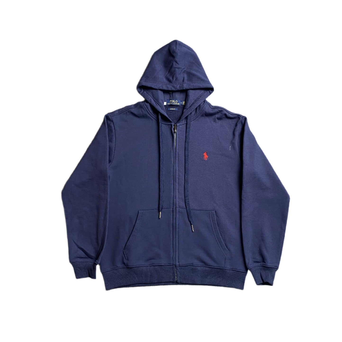 Sweat à capuche zippé Polo Ralph Lauren bleu marine