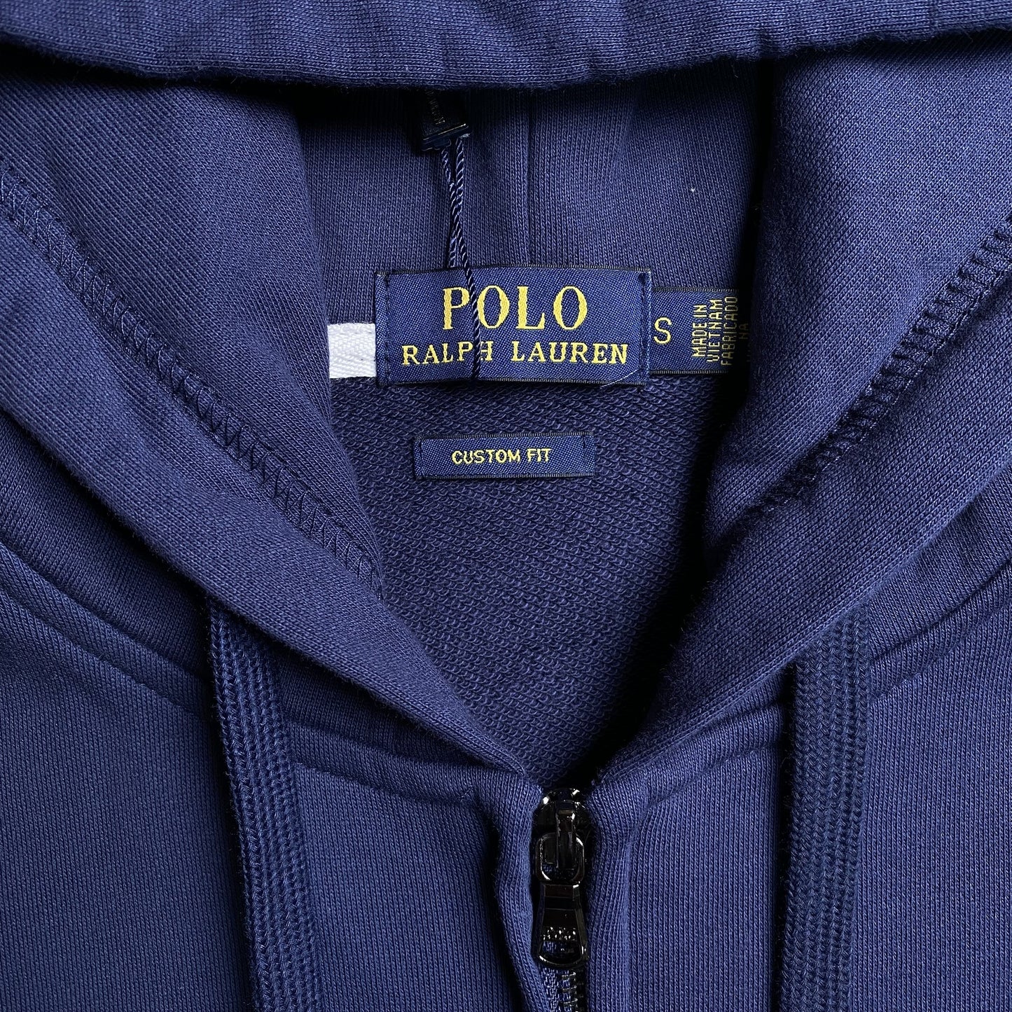 Sweat à capuche zippé Polo Ralph Lauren bleu marine