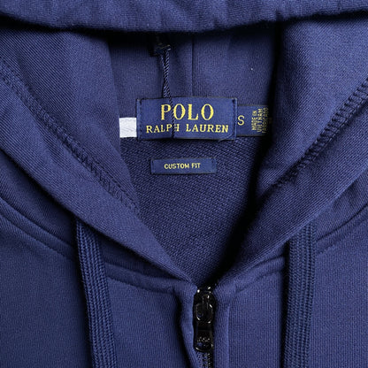 Sweat à capuche zippé Polo Ralph Lauren bleu marine
