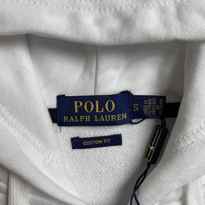 Sweat à capuche zippé blanc Polo Ralph Lauren