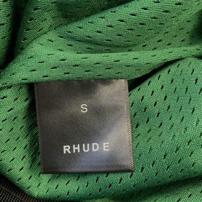 SHORT VERT AVEC LOGO RHUDE COURT