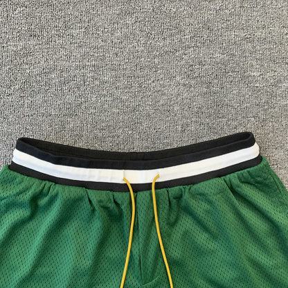SHORT VERT AVEC LOGO RHUDE COURT