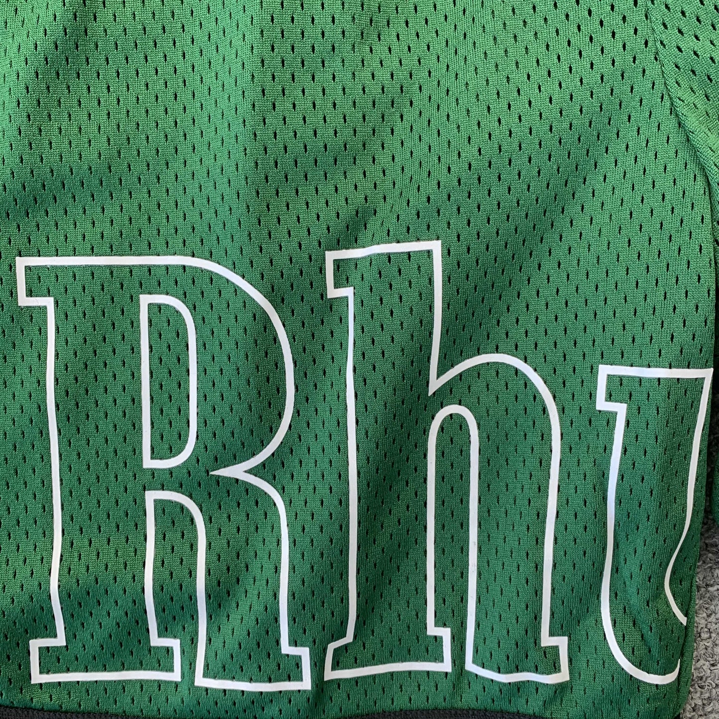 SHORT VERT AVEC LOGO RHUDE COURT