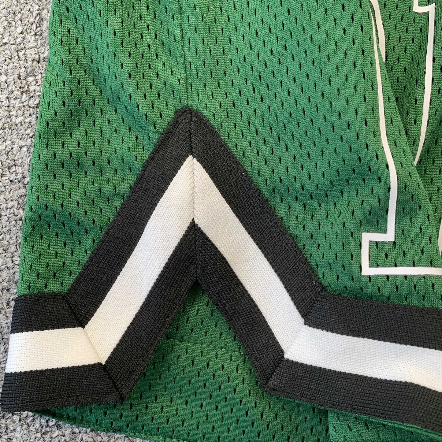 SHORT VERT AVEC LOGO RHUDE COURT