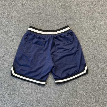 Short bleu marine avec logo RHUDE COURT