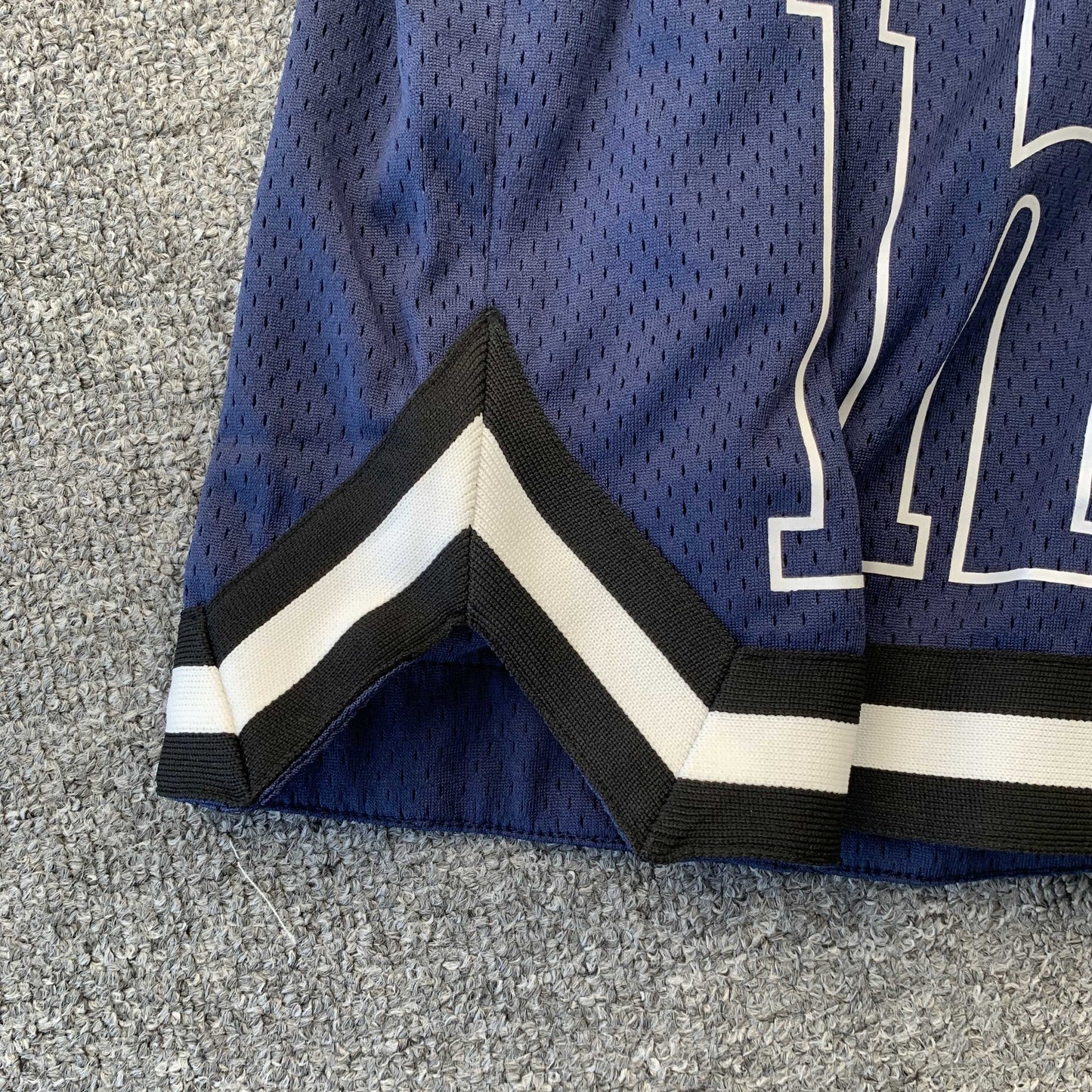 Short bleu marine avec logo RHUDE COURT