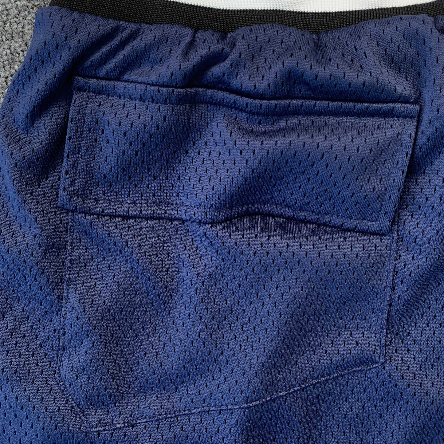 Short bleu marine avec logo RHUDE COURT