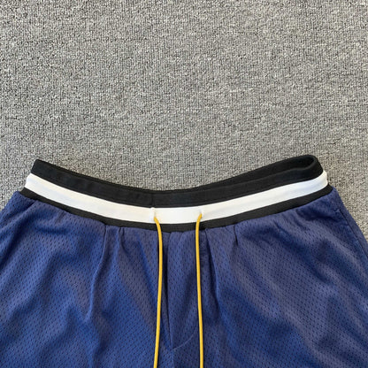 Short bleu marine avec logo RHUDE COURT