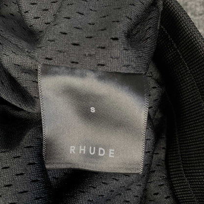 Short bleu marine avec logo RHUDE COURT