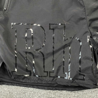 SHORT RHUDE AVEC LOGO RH NOIR SUR NOIR