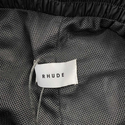 SHORT RHUDE AVEC LOGO RH NOIR SUR NOIR