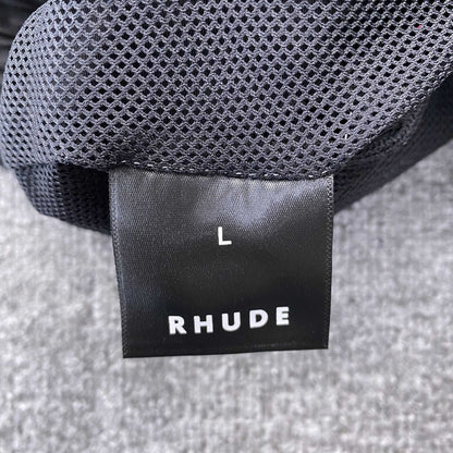 SHORT RHUDE AVEC LOGO RH NOIR SUR NOIR