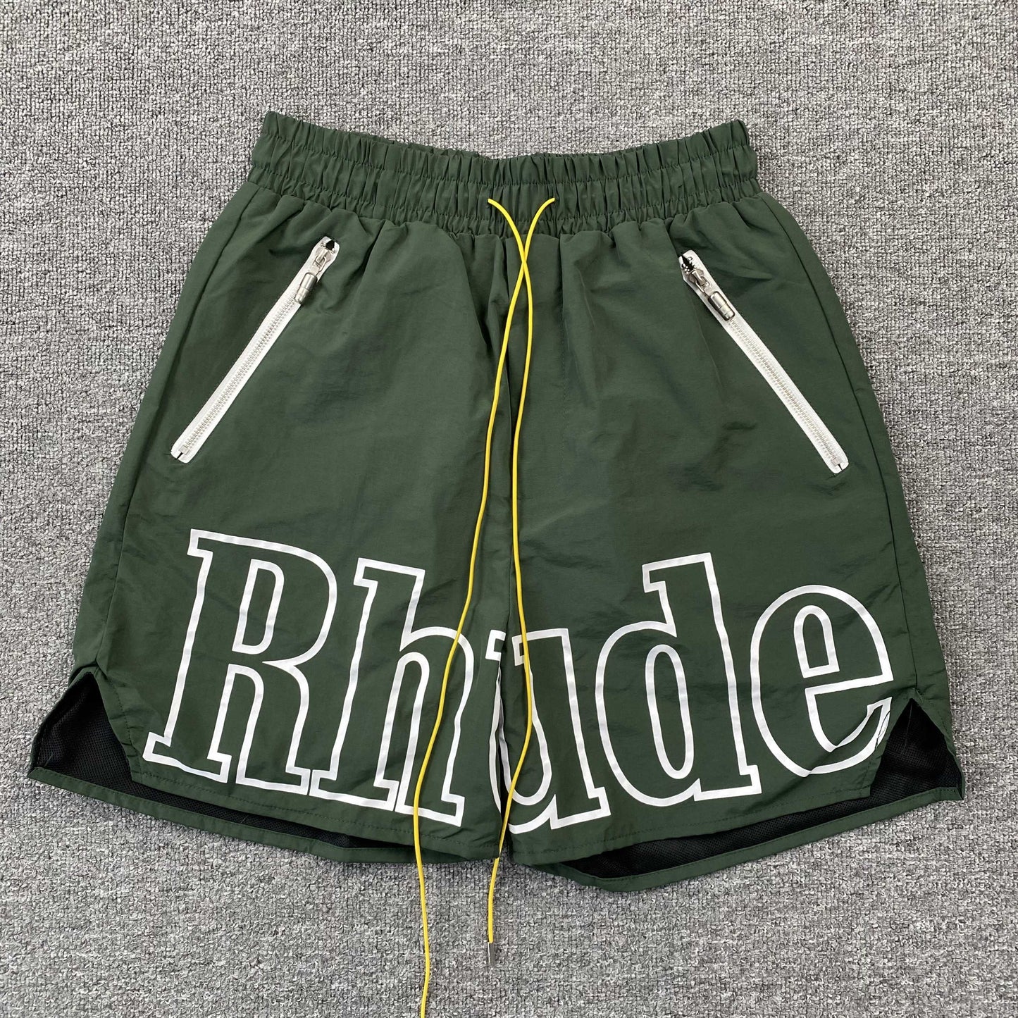 SHORT VERT RHUDE AVEC LOGO RH