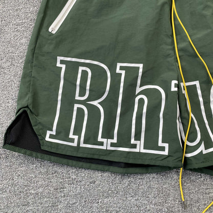 SHORT VERT RHUDE AVEC LOGO RH