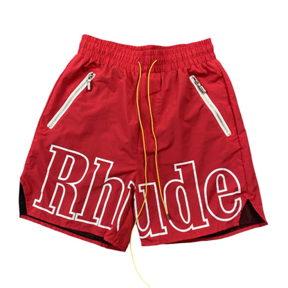 SHORT RHUDE AVEC LOGO RH ROUGE