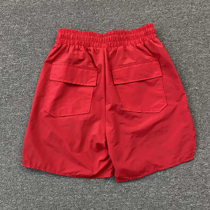 SHORT RHUDE AVEC LOGO RH ROUGE