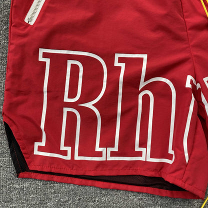 SHORT RHUDE AVEC LOGO RH ROUGE
