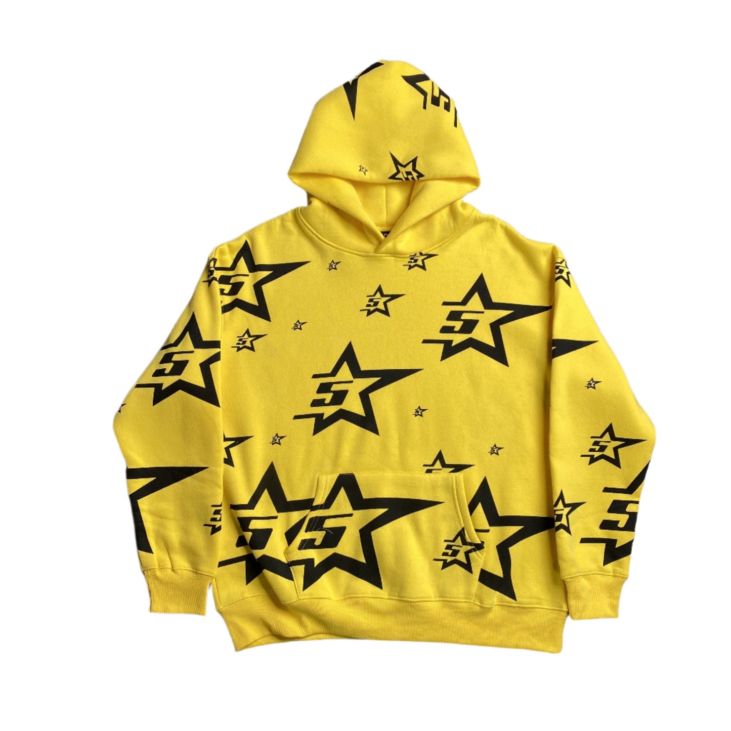 SP5DER 5STAR HOODIE JAUNE