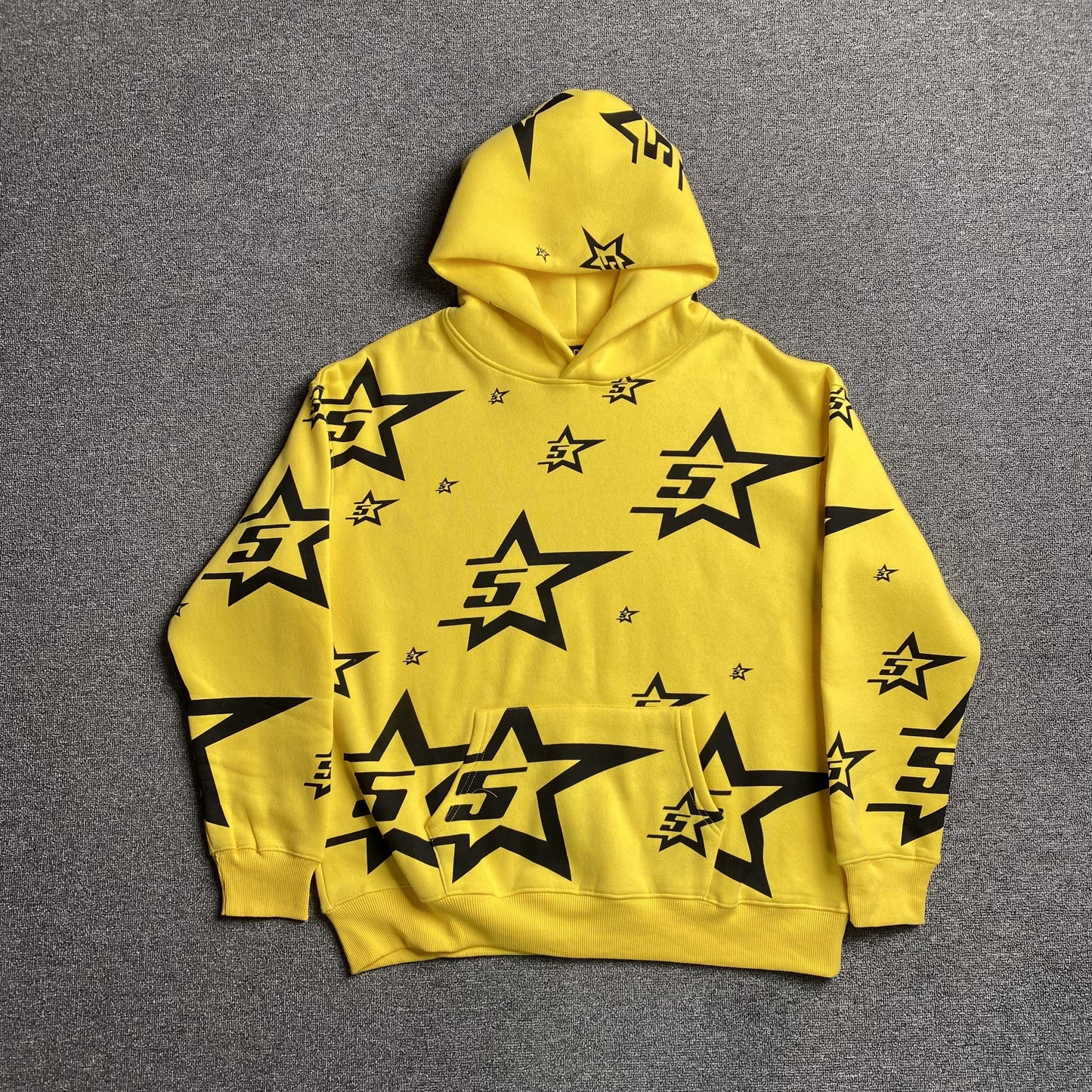 SP5DER 5STAR HOODIE JAUNE