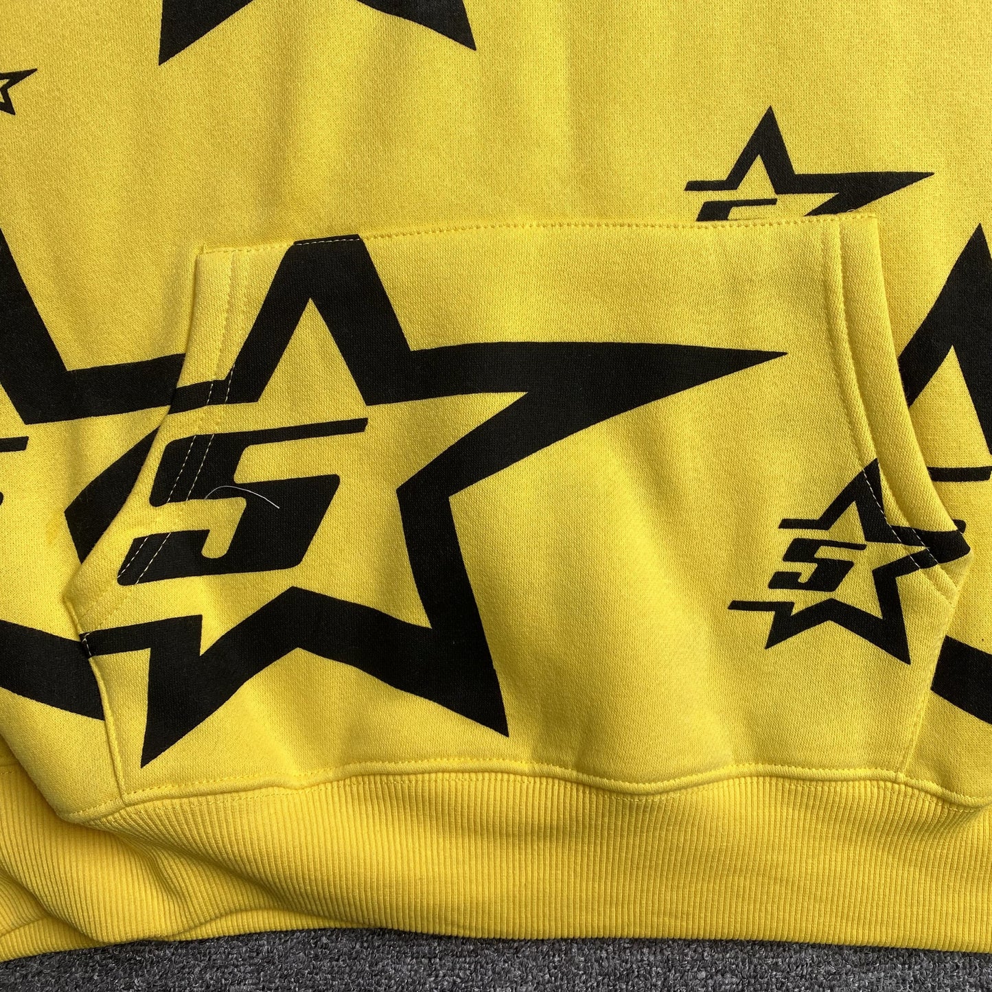 SP5DER 5STAR HOODIE JAUNE
