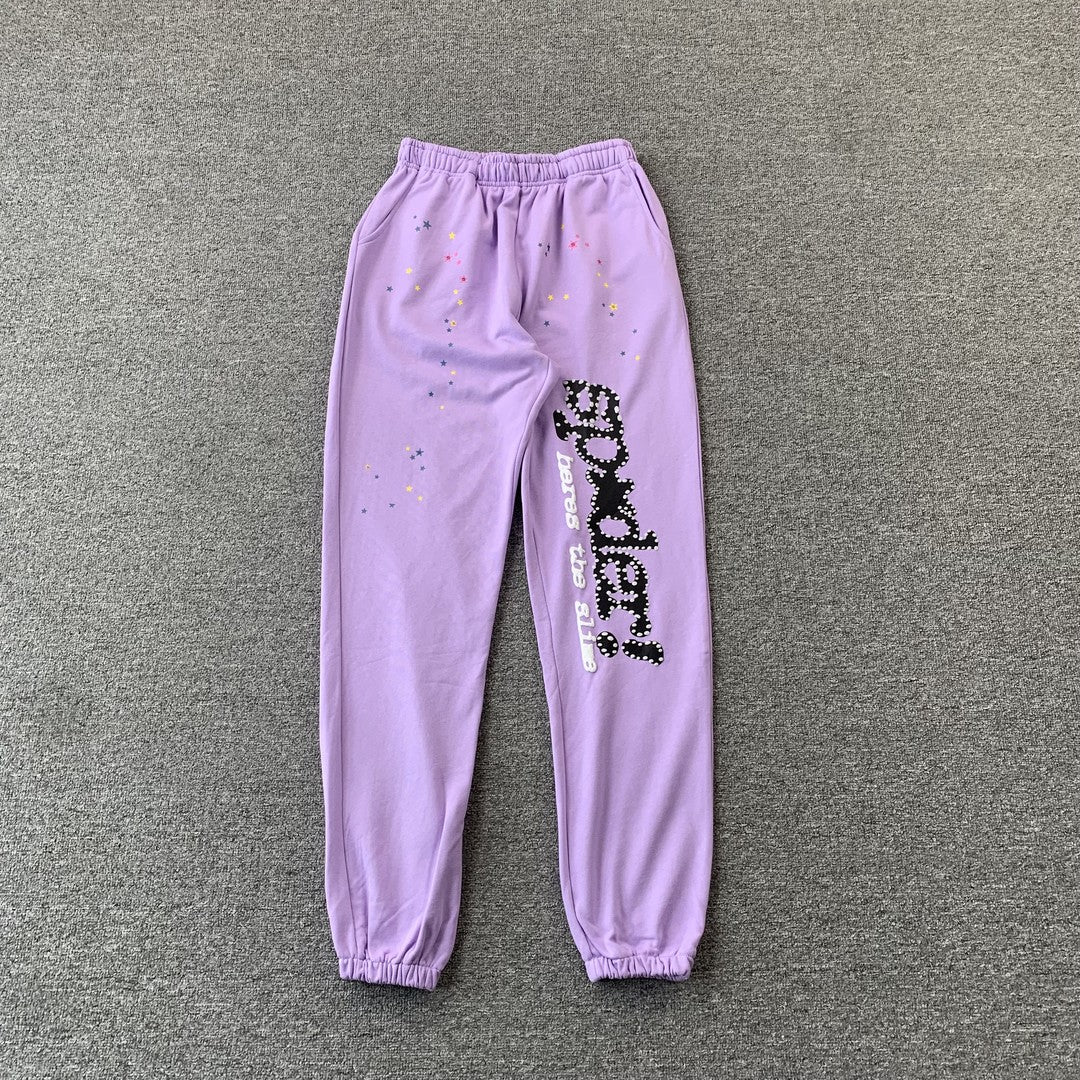 PANTALON DE SURVÊTEMENT SP5DER ACAI VIOLET