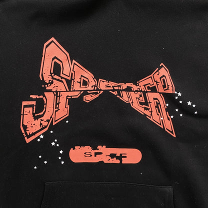 Sweat à capuche SP5DER pour adulte, noir