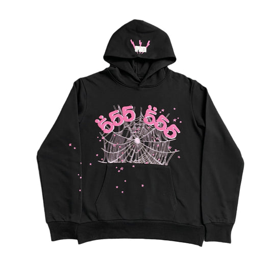 Sweat à capuche SP5DER ANGEL NUMBER noir