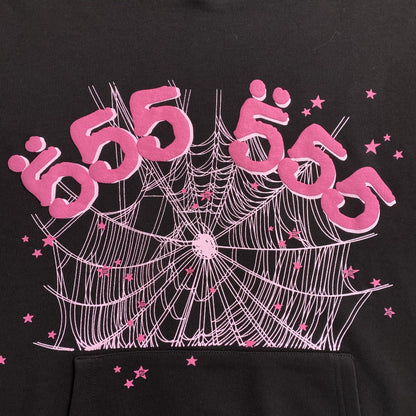 Sweat à capuche SP5DER ANGEL NUMBER noir