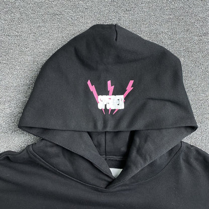 Sweat à capuche SP5DER ANGEL NUMBER noir