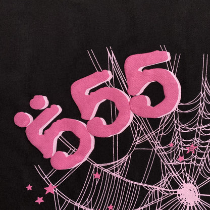 Sweat à capuche SP5DER ANGEL NUMBER noir