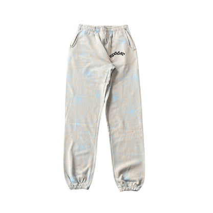 Pantalon de survêtement SP5DER AOP WEB Gris chiné