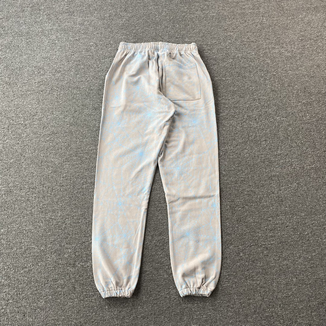 Pantalon de survêtement SP5DER AOP WEB Gris chiné